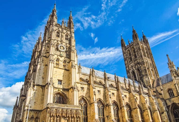 Top 10 Religious Pilgrimages in Europe - the Holy Land & Beyond - Canterbury, England
