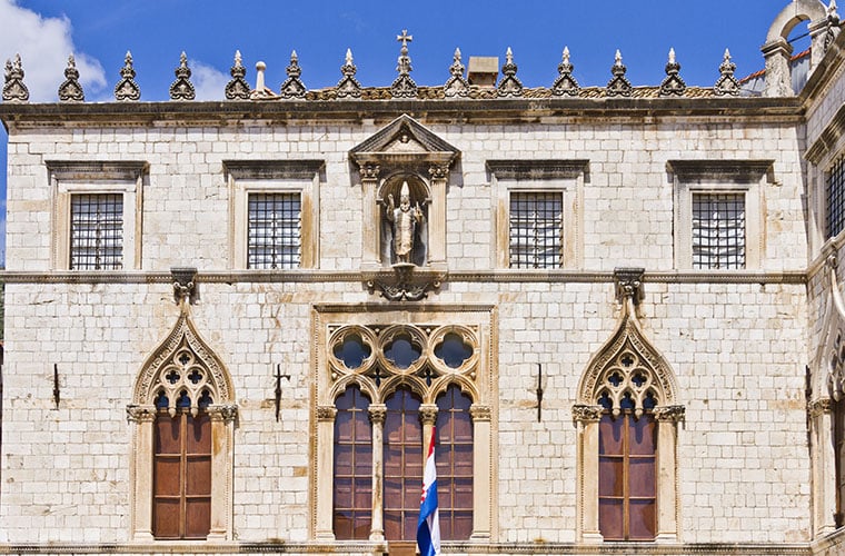 dubrovnik croatia travel sponza palace