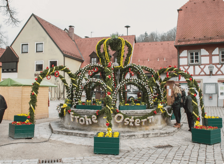 Germany Easter Fountains and the Osterbrunnen Tradition