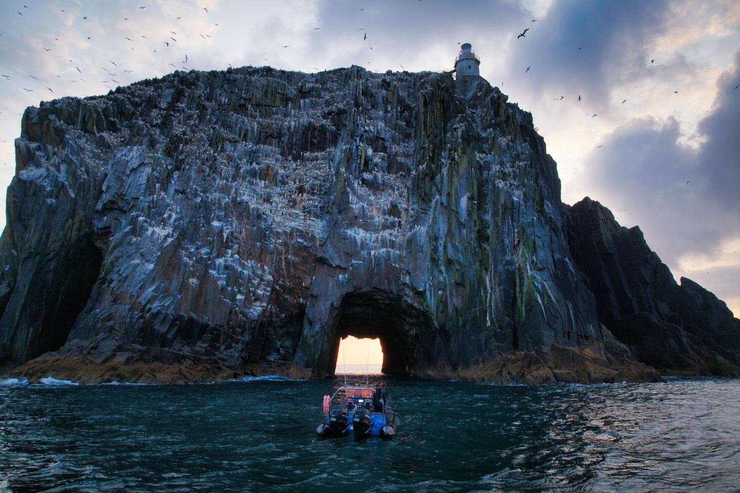 Ireland - Boating at Bull Rock