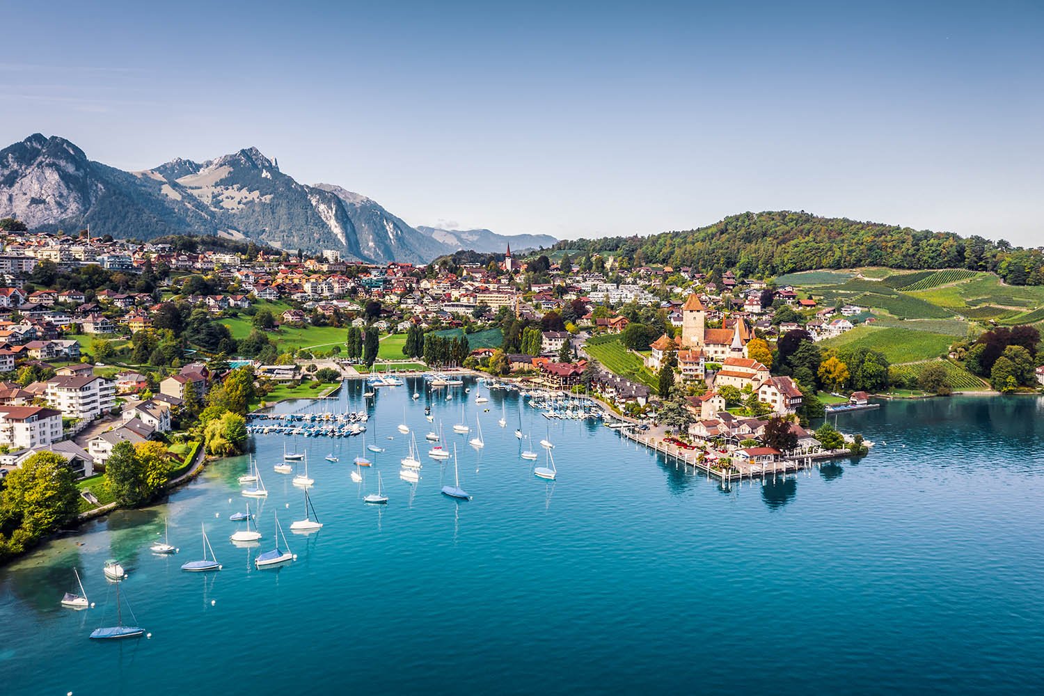 spiez lake thun switzerland iStock-1056772376 1500x1000