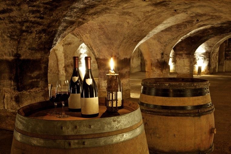 France, Burgundy, Wine cellar