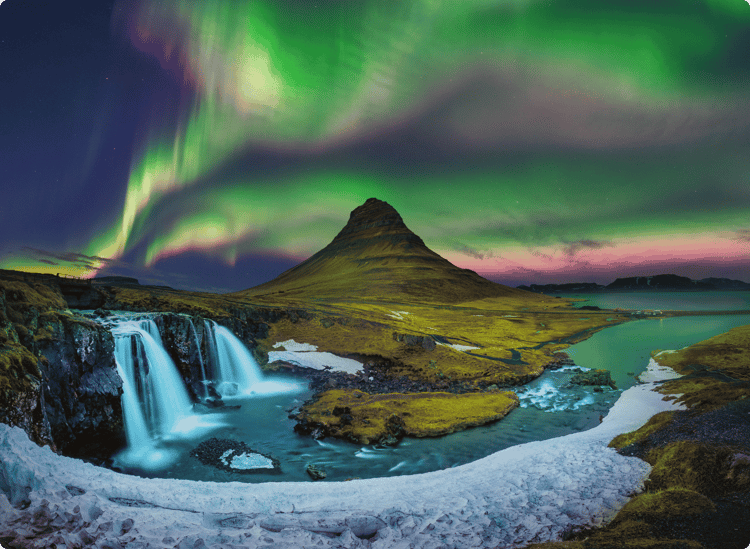 Northern Lights Iceland Christmas