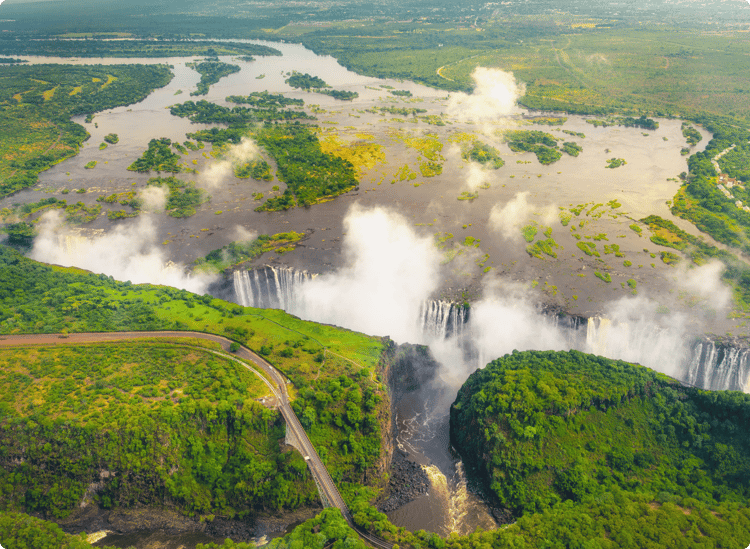 Victoria Falls, Zimbabwe and Zambia