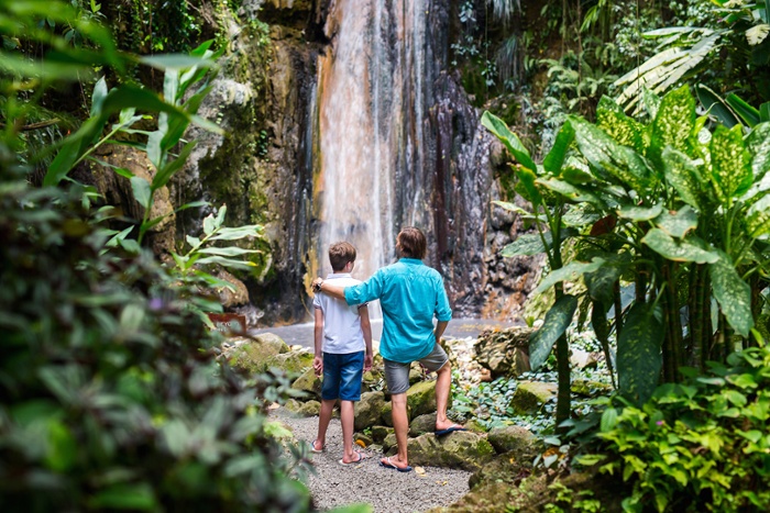 dad son saint lucia waterfall 700x467-1-2